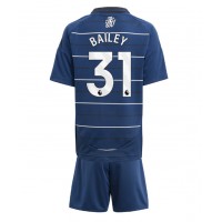 Maglia Calcio Aston Villa Leon Bailey #31 Terza Divisa Bambino 2024-25 Manica Corta (+ pantaloncini)